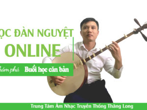Một khóa học đàn nguyệt Online tại TTAN TT Thăng Long